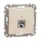 Mecanism priza RJ45 STP cat.6, incastrat, bej, Sedna Design, Schneider, SDD112461S