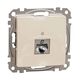 Mecanism priza RJ45 STP cat.6A, incastrat, bej, Sedna Design, Schneider, SDD112466S