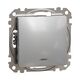 Mecanism intrerupator 10A Schneider, incastrat, aluminiu, IP20, Sedna Design, SDD113101L