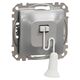 Mecanism intrerupator cu revenire Schneider, incastrat, aluminiu, Sedna Design, SDD113122
