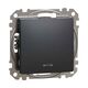 Mecanism intrerupator 10A Schneider, incastrat, antracit, IP20, Sedna Design, SDD114101N