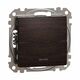 Mecanism intrerupator cap scara 10A Schneider, incastrat, wenge, IP20, Sedna Design, SDD181106L