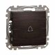 Mecanism intrerupator cu revenire Schneider, incastrat, wenge, Sedna Design, SDD181131