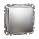 Mecanism intrerupator cap scara 10A Schneider, incastrat, aluminiu patinat, IP44, Sedna Design, SDD270106