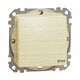 Mecanism intrerupator 10A Schneider, incastrat, mesteacan, IP44, Sedna Design, SDD280101