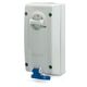 Priza monofazica Scame, IP67, aplicat, intrerupator ON-OFF, 3P+E, IP67, 16A, 560.1674