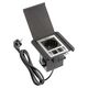 Multipriza 1 post GTV, 1x2P+E+2xUSB, capac, negru, 16A, AE-GM1SFLI-20