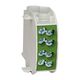 Clema de derivatie Schrack, 1P, sina DIN, 25mmp, verde, IK026130