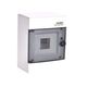 Tablou electric PVC, 4 module, aplicat, Noark, IP40, cu usa transparenta, PNS, 110815