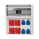 Tablou organizare santier trifazic/monofazic, 17 module, IP44, 230/415VAC, 16A/32A, F-ELEKTRO, 74182.135