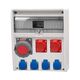 Tablou organizare santier trifazic/monofazic, 17 module, IP44, 230/415VAC, 16A/32A/63A, F-ELEKTRO, 74182.198