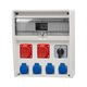Tablou organizare santier trifazic/monofazic, 17 module, IP44, 230/415VAC, 16A/32A, F-ELEKTRO, 74182.46