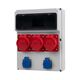 Tablou organizare santier trifazic/monofazic, 13 module, IP44, 230/415VAC, 16A/32A, F-ELEKTRO, 74183.89