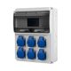 Tablou organizare santier monofazic, 11 module, IP44, 230VAC, 16A, F-ELEKTRO, 74184.13