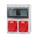 Tablou organizare santier trifazic, 8 module, IP44, 415VAC, 16A, F-ELEKTRO, F3.0081