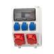 Tablou organizare santier trifazic/monofazic, 9 module, IP44, 230/415VAC, 16A/32A, F-ELEKTRO, F3.0131