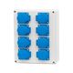 Tablou organizare santier monofazic, IP44, 230VAC, 16A, F-ELEKTRO, F3.0140