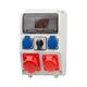 Tablou organizare santier trifazic/monofazic, 9 module, IP44, 230/415VAC, 16A, F-ELEKTRO, F3.0246