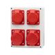 Tablou organizare santier trifazic/monofazic, IP44, 230/415VAC, 16A/32A, F-ELEKTRO, F3.0293