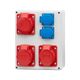 Tablou organizare santier trifazic/monofazic, IP44, 230/415VAC, 16A, F-ELEKTRO, F3.0303