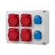 Tablou organizare santier trifazic/monofazic, IP44, 230/415VAC, 16A/32A, F-ELEKTRO, F3.0341