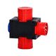 Priza/stecher combinat trifazic/schuko F-ELEKTRO, IP44, mobil, 3P+N+E;schuko, 32A, Parma, F3.0363