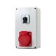 Tablou organizare santier trifazic cu intrerupator L-P(25A), IP44, 415VAC, /32A, F-ELEKTRO, F3.0374