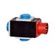 Priza/stecher combinat trifazic/schuko F-ELEKTRO, IP44, mobil, 3P+N+E;schuko, 16A, Parma, F3.0377