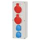 Tablou organizare santier trifazic/monofazic, IP44, 230/415VAC, 16A, F-ELEKTRO, F3.0412