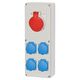 Tablou organizare santier trifazic/monofazic, IP44, 230/415VAC, 16A, F-ELEKTRO, F3.0415