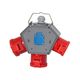 Priza combinata trifazica/schuko F-ELEKTRO, IP44, mobil, 3P+N+E;schuko, 16A/32A, Polybox, F3.0611