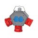 Priza combinata trifazica/schuko F-ELEKTRO, IP44, mobil, 3P+N+E;schuko, 16A/32A, Polybox, F3.0612