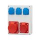 Tablou organizare santier trifazic/monofazic, IP44, 230/415VAC, 16A, F-ELEKTRO, F3.0769