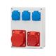 Tablou organizare santier trifazic/monofazic, IP44, 230/415VAC, 16A/32A, F-ELEKTRO, F3.0770