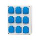 Tablou organizare santier monofazic, IP44, 230VAC, 16A, F-ELEKTRO, F3.0771