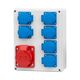 Tablou organizare santier trifazic/monofazic, IP44, 230/415VAC, 16A, F-ELEKTRO, F3.0772