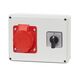 Tablou organizare santier trifazic cu intrerupator 0-1(16A), IP44, 415VAC, 16A, F-ELEKTRO, F3.0776