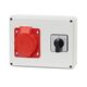 Tablou organizare santier trifazic cu intrerupator 0-1(25A), IP44, 415VAC, /32A, F-ELEKTRO, F3.0779