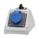 Tablou organizare santier monofazic, IP44, 230VAC, 16A, F-ELEKTRO, F3.0803