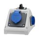 Tablou organizare santier monofazic, IP44, 230/415VAC, 16A/32A, F-ELEKTRO, F3.0807