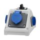 Tablou organizare santier monofazic, IP44, 230/415VAC, 16A/32A, F-ELEKTRO, F3.0808