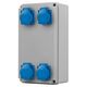 Tablou organizare santier monofazic, IP44, 230VAC, 16A, F-ELEKTRO, F3.1129