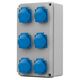 Tablou organizare santier monofazic, IP44, 230VAC, 16A, F-ELEKTRO, F3.1130