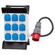 Tablou organizare santier monofazic echipat cu stecher 5x16A si cablu 1.5ml IP44, 230VAC, 16A, F-ELEKTRO, F3.1836