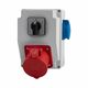 Tablou organizare santier trifazic/monofazic cu intrerupator 0-1(16A), IP44, 230/415VAC, 16A, F-ELEKTRO, F3.1875