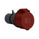 Priza trifazica F-ELEKTRO, IP44, mobil, 3P+N+E, 16A, F7.0015