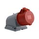 Priza trifazica F-ELEKTRO, IP44, aplicat, 3P+E, 32A, F7.0031