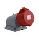 Priza trifazica F-ELEKTRO, IP44, aplicat, 3P+N+E, 32A, F7.0032