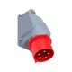 Stecher trifazic F-ELEKTRO, IP44, aplicat, 3P+N+E, 32A, F7.0055