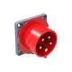 Stecher trifazic F-ELEKTRO, IP44, incastrat, 3P+N+E, 16A, F7.0059